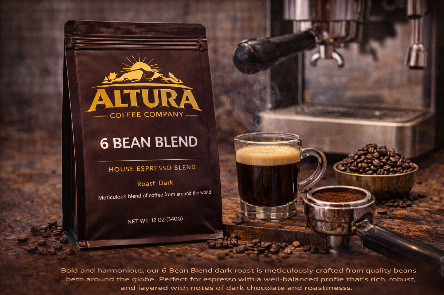 House Espresso - 6 Bean Blend