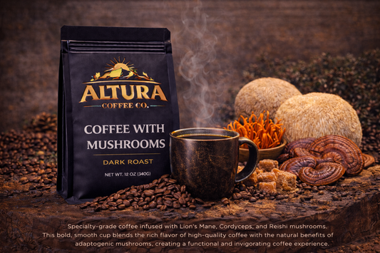 Coffee with Mushrooms Dark Roast