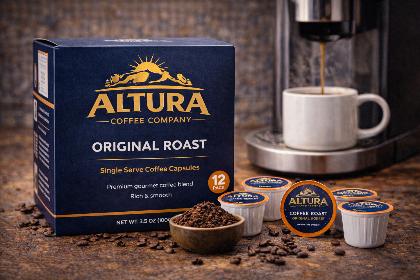 Original Roast - 12 Pack Single Serve Coffee Capsules